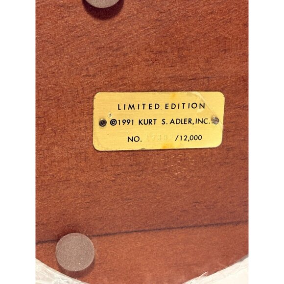 KSA Collectibles Kurt S. Adler Limited Edition Santa Claus "Hello! Little One!" - Picture 8 of 8